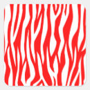 Search for red zebra stickers Modern