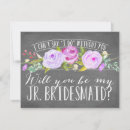 Search for junior bridesmaid cards Bridal party