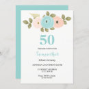 Search for peach floral invitations Party