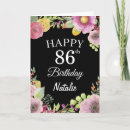 Search for 86th birthday cards Eighty sixth birthday