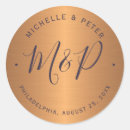 Search for faux metal print stickers Monogrammed