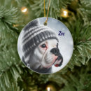 Search for white boxer christmas tree decorations Dog lover