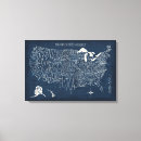 Search for blue map canvas prints States