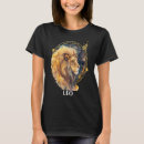 Search for leo zodiac sign tshirts Fire
