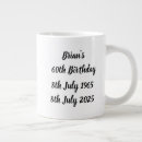 Search for sixtieth mugs 60th