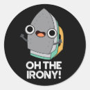Search for irony stickers Ironic