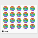 Search for rainbow for kids stickers Girly