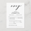 Search for romance rsvp cards Black and white