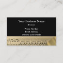 Search for musical notes business cards Orchestra