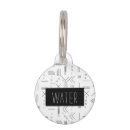 Search for funny pet tags Black and white