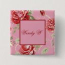Search for red rose square badges Pink