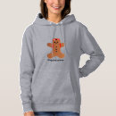 Search for snowman womens hoodies Gingerbread man