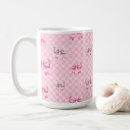 Search for pink bows mugs Feminine