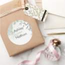 Search for watercolour wedding stickers Eucalyptus