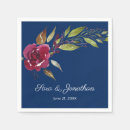 Search for navy blue wedding napkins Summer