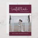 Search for burgundy wedding thank you cards Minimalist