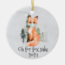 Search for fox christmas decor Funny