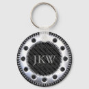 Search for grey stripe round key rings Black