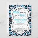 Search for cheetah print baby shower invitations Wild