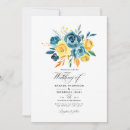 Search for yellow and turquoise wedding invitations Watercolor