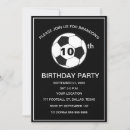 Search for boys 10th birthday invitations Modern