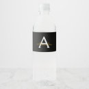 Search for black gold water bottle labels Modern