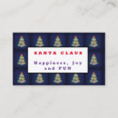 Search for santa claus business cards Jolly