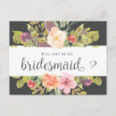 Search for bridemaids postcards Floral