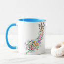 Search for colourful giraffe mugs Flowers