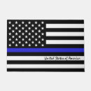 Search for police doormats Thin blue line