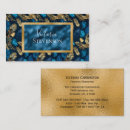 Search for metallic blue business cards Elegant