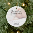 Search for birth announcement christmas tree decorations Elegant