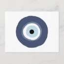Search for evil eye postcards Blue