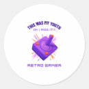 Search for retro gamer stickers Joystick