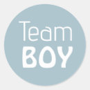 Search for team blue baby shower stickers Modern