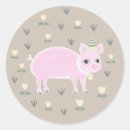 Search for pink pigs stickers Farm