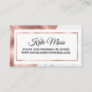 Search for rose gold metal business cards Feminine