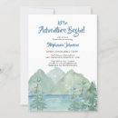 Search for adventure begins bridal shower invitations Mountains