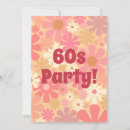 Search for 60s party invitations Flower