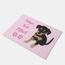 Search for girly doormats Typography