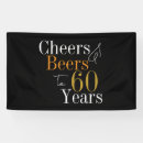 Search for cheers to 60 years banners 60th birthday party