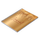 Search for metallic gold notebooks Modern