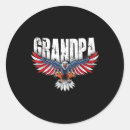 Search for bald stickers Red white blue
