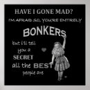 Search for alice in wonderland quotes art Bonkers