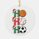 Search for basketball christmas tree decorations Santa