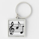 Search for white note key rings Treble clef