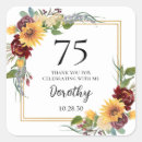 Search for sunflower birthday stickers Elegant