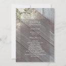 Search for floral wood invitations White