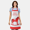 Search for scandinavian christmas aprons Red and white