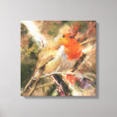 Search for robin bird canvas prints Cute